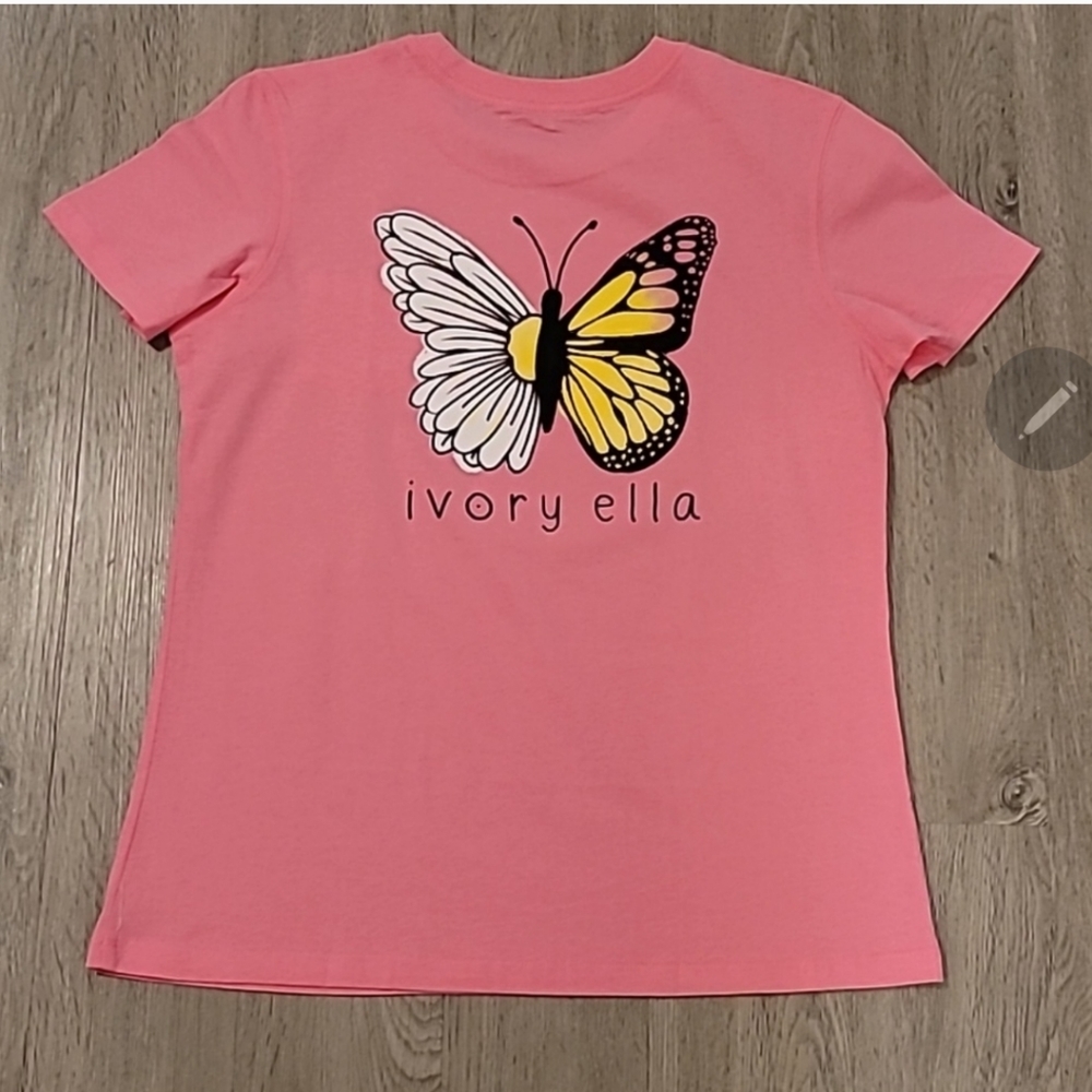 Womens Ivory Ella Short Sleeve T-Shirt Size M